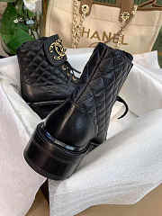 Chanel CC Black Boots - 3