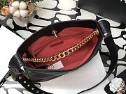 Chanel Hobo Handbag Black AS2844 Size 29 × 28 × 7 cm - 5