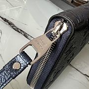 Louis Vuitton Zippy Wallet Navy Blue M80958 Size 19.5 x 10 x 2.5 cm - 2