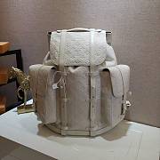 LV Christopher Backpack GM White Taurillon Leather M53286 Size 44 x 49 x 22 cm - 1