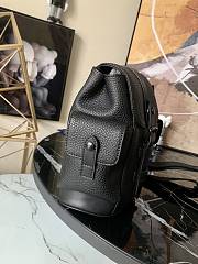 LV Christopher XS Black Taurillon Leather M58495 Size 14 x 19.5 x 5 cm - 4