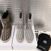 Dior Oblique Gray Boots - 3