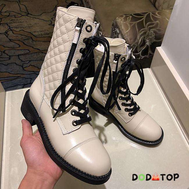 Chanel Boots in White - 1