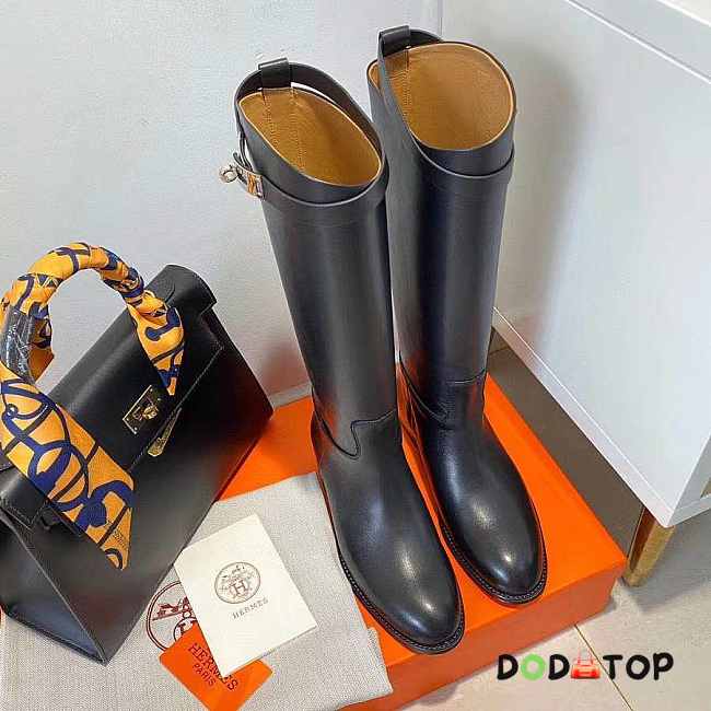 Hermes Boots with Silver Hardware 02 - 1
