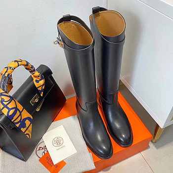 Hermes Boots with Silver Hardware 02