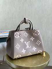 Louis Vuitton Montaigne MM Greige M41048 Size 33 x 23 x 15 cm - 3
