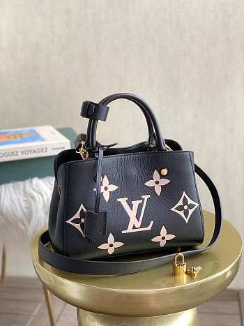 Louis Vuitton Montaigne BB Black M41053 Size 29 x 20 x 13 cm