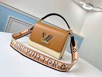 Louis Vuitton Twist MM Caramel M55851 Size 23 x  17 x  9.5 cm