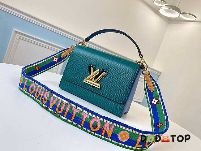 Louis Vuitton Twist MM Turquoise M55851 Size 23 x 17 x 9.5 cm - 1