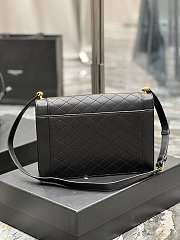 YSL Gaby Satchel In Quilted Lambskin in Black 668863 Size 28 x 16 x 5 cm - 2