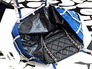 Chanel Foldable Tote Bag Chain BLue AP2095 - 3
