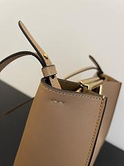 Fendi Small Way Leather Shoulder Bag Beige 8BS054 Size 20 x 9 x 17 cm - 4