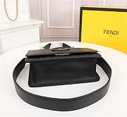 FENDI KAN I F Full Black 8BT284 Size 25 x 18 x 10.5 CM - 2