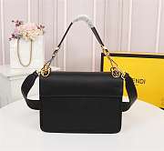 FENDI KAN I F Full Black 8BT284 Size 25 x 18 x 10.5 CM - 3