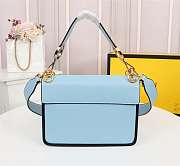 FENDI KAN I F Light Blue 8BT284 Size 25 x 18 x 10.5 CM - 5