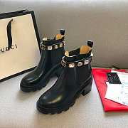 Gucci Leather Ankle Boot - 1