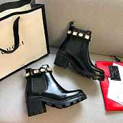 Gucci Leather Ankle Boot - 5