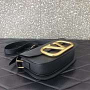 Valentino Supervee Calfskin Crossbody Bag Black ZXLU26 Size 26.5 cm - 4