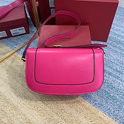 Valentino Supervee Calfskin Crossbody Bag Pink ZXLU26 Size 26.5 cm - 5