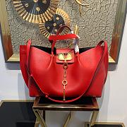 Valentino Garavani Vlogo Escape Large Tote Bag Red Size 41 cm - 1