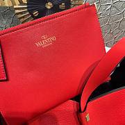 Valentino Garavani Vlogo Escape Large Tote Bag Red Size 41 cm - 5