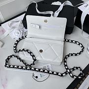 CHANEL 19 Wallet on Chain Glossy Calfskin AP0957 Size 19.2 x 12.3 × 3.5 cm - 3