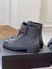 Chanel CC Gray Boots - 2