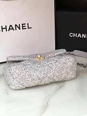 Chanel 19 Tweed & Fabric Handbag AS1160 Size 26 x 16 x 9 cm - 2