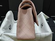 Chanel Caviar Calfskin Flap Bag A1113 With Silver Hardware 30cm Light Pink - 6