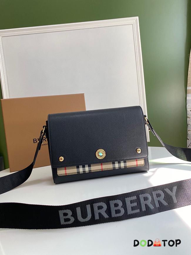 Burberry Check Note Crossbody Bag 80211101 Size 25 x 8.5 x 18 cm - 1