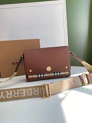 Burberry Check Note Crossbody Bag 80211111 Size 25 x 8.5 x 18 cm - 1