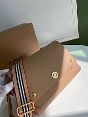 Burberry Check Note Crossbody Bag Brown 80211111 Size 25 x 18 x 8.5 cm - 3