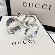 Gucci Silver Ring 4 Sizes - 3