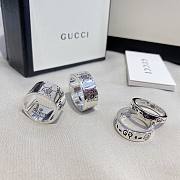 Gucci Silver Ring 4 Sizes - 4