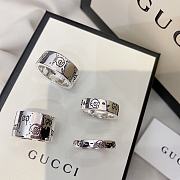 Gucci Silver Ring 4 Sizes - 5