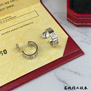 Cartier LOVE Earrings Edition Silver 3 Colors - 3