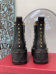 Valentino Uniqueform Calfskin Ankle Studs Boot 85 mm - 4