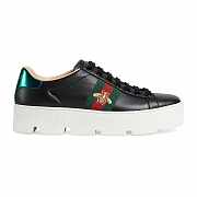 GUCCI Ace Embroidered Low-Top Sneaker Black - 6