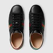 GUCCI Ace Embroidered Low-Top Sneaker Black - 5