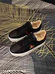 GUCCI Ace Embroidered Low-Top Sneaker Black - 3
