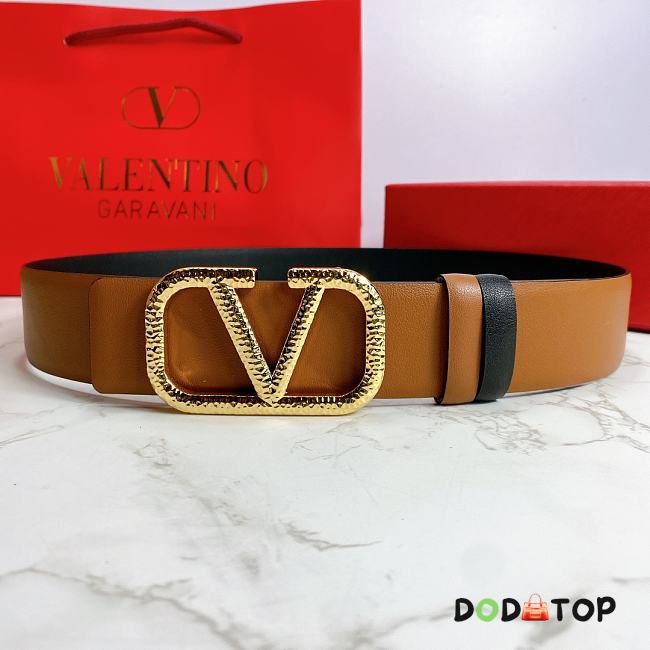 Valentino Reverisble Belt Brown/Black Size 4 cm wide/ 80-95 cm long - 1