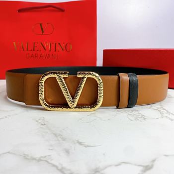 Valentino Reverisble Belt Brown/Black Size 4 cm wide/ 80-95 cm long