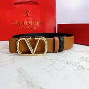 Valentino Reverisble Belt Brown/Black Size 4 cm wide/ 80-95 cm long - 6