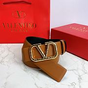Valentino Reverisble Belt Brown/Black Size 4 cm wide/ 80-95 cm long - 5