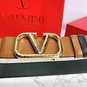 Valentino Reverisble Belt Brown/Black Size 4 cm wide/ 80-95 cm long - 3