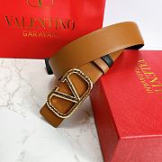 Valentino Reverisble Belt Brown/Black Size 4 cm wide/ 80-95 cm long - 2