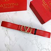 Valentino Reverisble Belt Red/Black Size 4 cm wide/ 80-95 cm long - 6