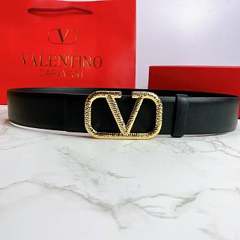 Valentino Reverisble Belt Black Size 4 cm wide/ 80-95 cm long