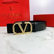 Valentino Reverisble Belt Black Size 4 cm wide/ 80-95 cm long - 4