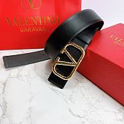 Valentino Reverisble Belt Black Size 4 cm wide/ 80-95 cm long - 2